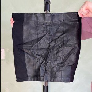 Black Leather Skirt